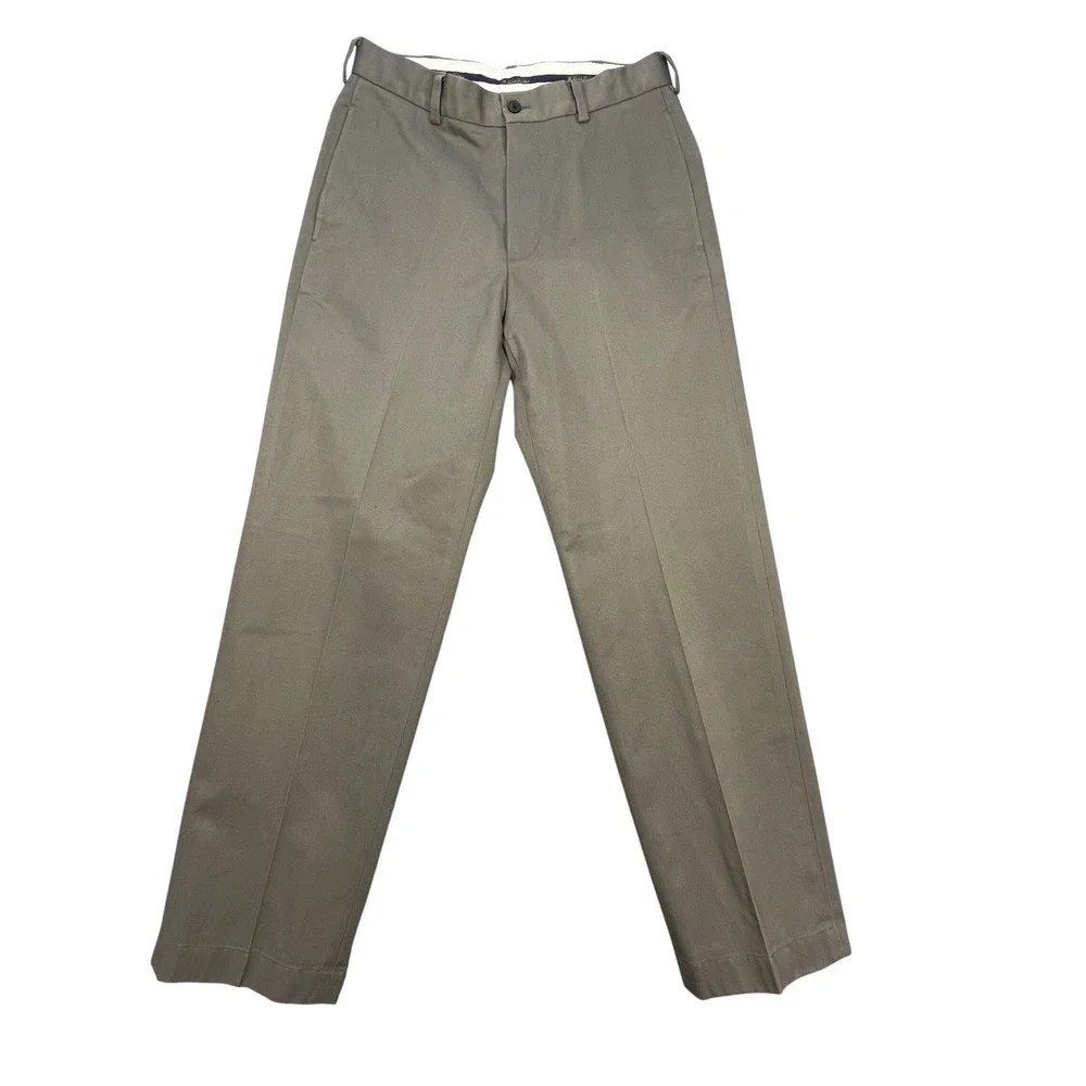 Brooks Brothers Khaki Advantage Chino Hudson Pants Mens 30x30